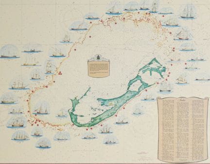 Teddy Tucker (Bermudianer, 1925–2014). Offset-Lith