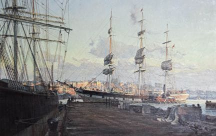 Christopher Blossom (Amerikaner, geb. 1954). Öl au