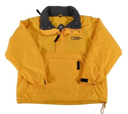 Gear For Sports 国家地理学会四分之一拉链风衣，出自彼得·本奇利的私人收藏。这款套头外