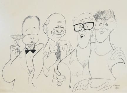 Al Hirschfeld (Amerikaner, 1903–2003). Feder und T