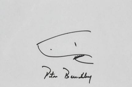 Peter Benchley (estadounidense, 1940-2006). Rotula