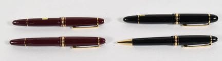 Colección de 4 plumas Montblanc Meisterstück en es