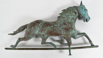 Veleta de cobre «Caballo al galope» de Americana

