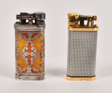 2 Dunhill and IM Corona Sterling Silver and Silver