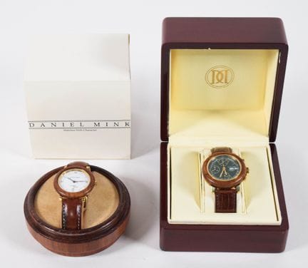 2 relojes de pulsera Daniel Mink Locman Briarwood
