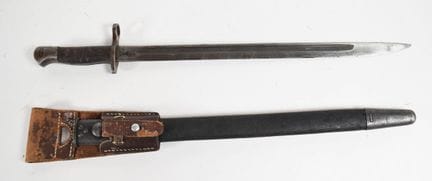 Bayoneta Remington M1917 de acero y madera con fun