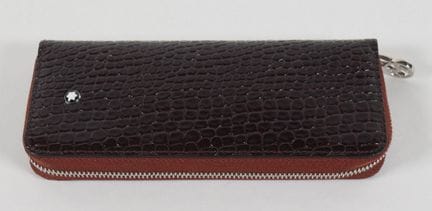 Estuche de cuero para 2 bolígrafos Montblanc Meist