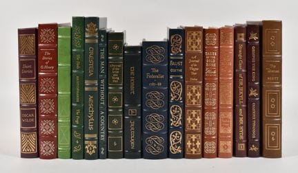 16 volúmenes de Easton Press encuadernados en cuer