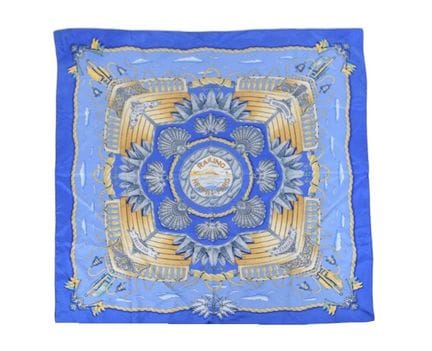 Hermes Railing Carre Silk Scarf Designed By Joachi