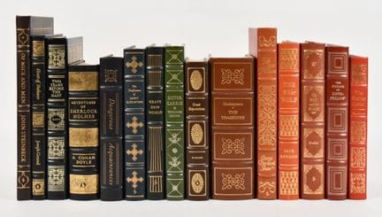 15 libros encuadernados en cuero de Easton Press

