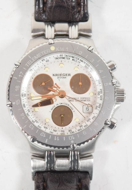 Reloj de pulsera cronógrafo Krieger Velocita de ac