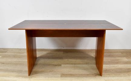 Mesa de comedor danesa moderna de palisandro con t