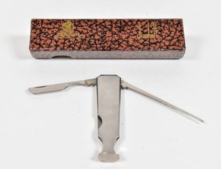 Alfred Dunhill Stainless Steel 3-in-1 Folding Smok