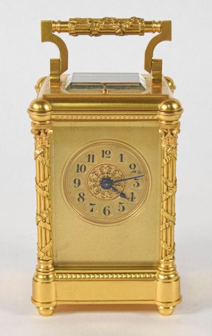 Reloj de carruaje de latón dorado «Aiguilles»


Re