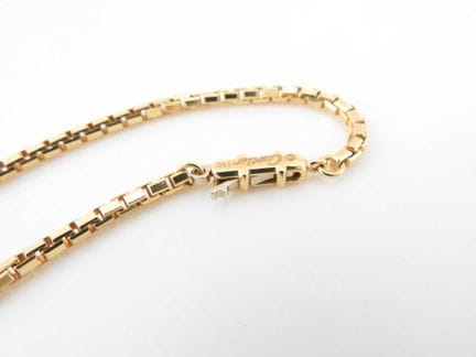 Collier Cartier « Venice » à maillons carrés moyen