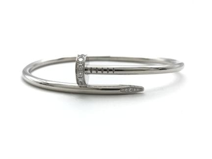 Bracciale rigido Cartier Juste un Clou con chiodin