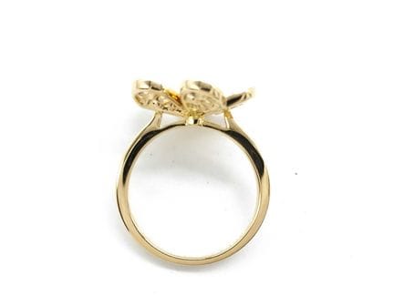 Anello Van Cleef &amp; Arpels Frivole Flower in or