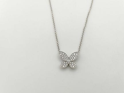 Collana Graff Butterfly Mini Diamond in oro bianco