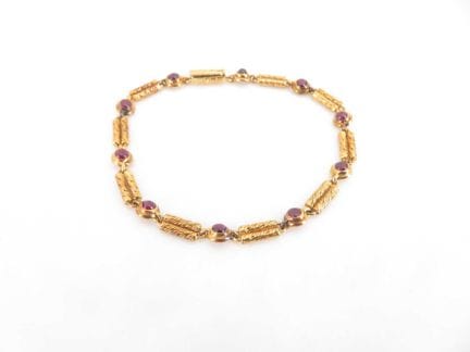 Bracelet vintage Van Cleef &amp; Arpels en or rose