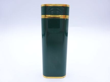 Cartier Vintage Dark Green and Gold Tone Metal Lig