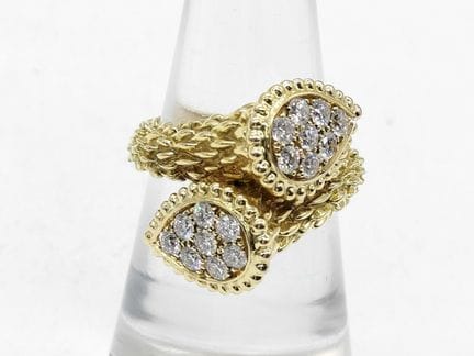 Bague Boucheron Serpent Bohème « Toi et Moi » en o