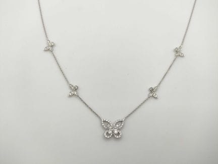 Collana "Butterfly" di Graff in oro bianco 18 cara