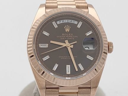Orologio da uomo Rolex 228235a color marrone ciocc