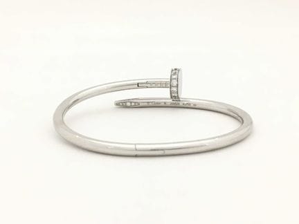 Bracciale rigido Cartier Juste Un Clou con diamant