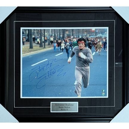 Photo 16 x 20 de « Rocky II » encadrée et dédicacé