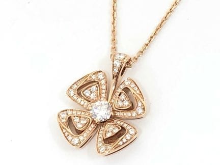 Collana con ciondolo Bulgari Fiorever Flower Flora
