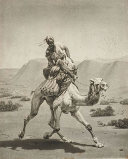 埃米尔·让·奥拉斯·韦尔内（1789-1863）据
《沙漠中的邮差》
《祈祷的阿拉伯人》
由西克德尼