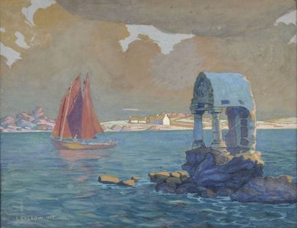 Louis CYLKOW (1877-1934)
«L'oratoire de Saint Guir