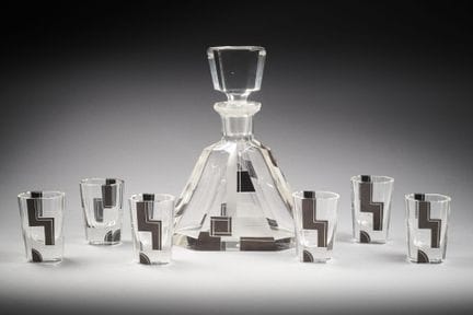 Karl PALDA (BOHÊME), Attribué à
Service à liqueur 