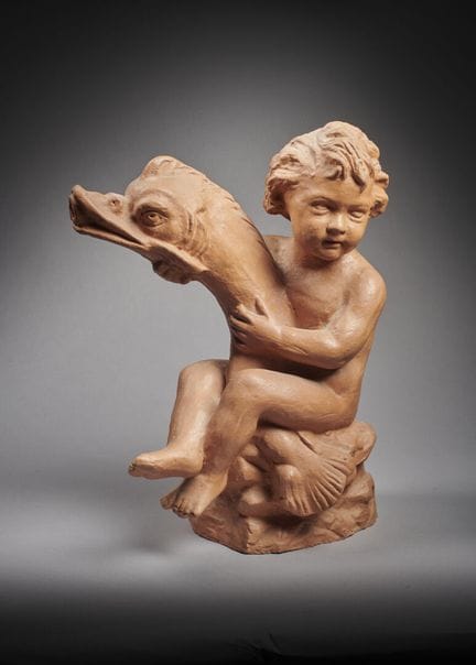 Early 20th-century French school
"Putto Riding a D