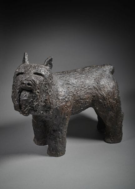Jean HOUBLOUP (1936 - 2025)
"Dog
Terracotta and pl