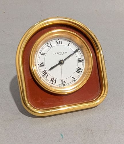 CARTIER réf. 7504
Pendulette de voyage avec cage d