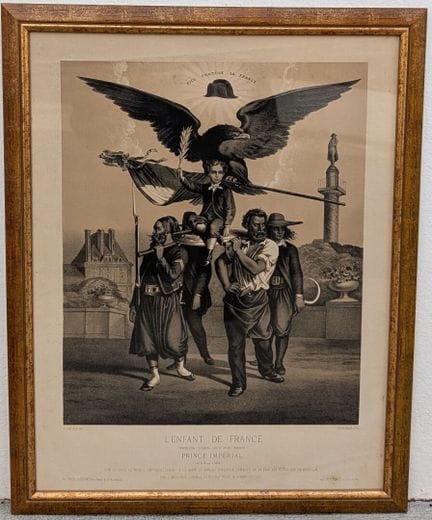 D'APRES G. GOSTIAUX, CIRCA 1867
L'ENFANT DE FRANCE