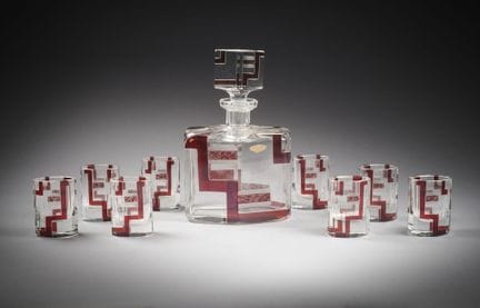 Karl PALDA (BOHÊME), Attribué à
Service à liqueur 