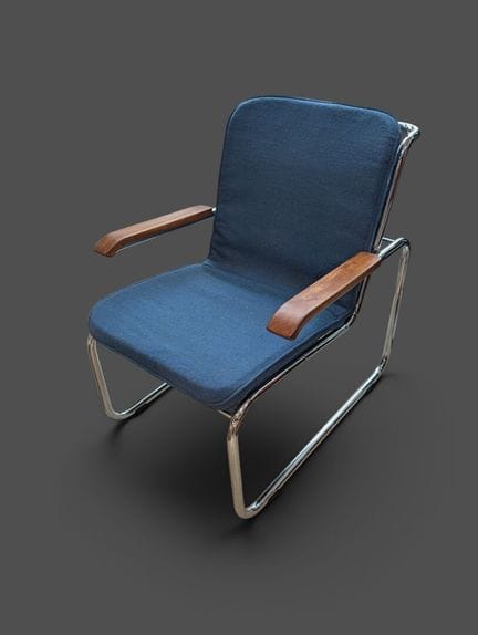 Marcel BREUER (1902-1981) 
Fauteuil Modèle B35, co