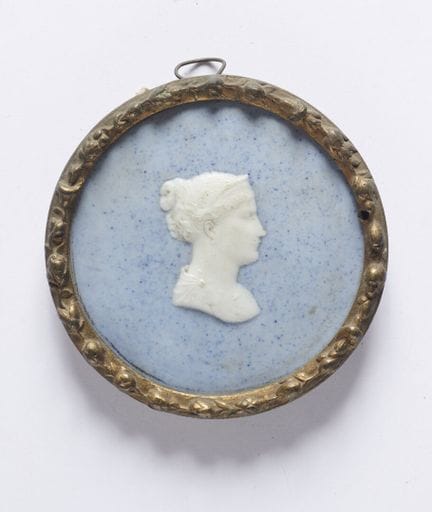 WEDGWOOD (dans le goût de)
Médaillon en biscuit à 