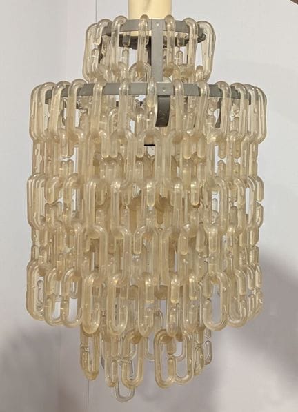 Gino VISTOSI (1925-1980) d'après
Lustre à décor de