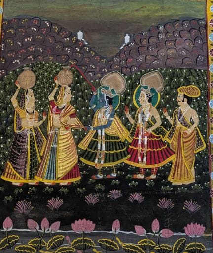 Rajasthan, Inde du nord 
Important  pichway représ