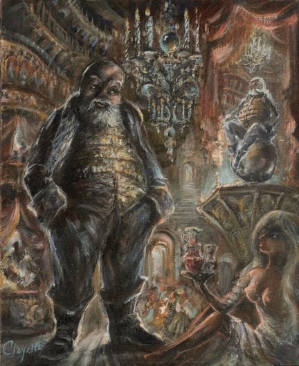 Pierre CLAYETTE (1930-2005)
"Scène de bal"
Acryliq