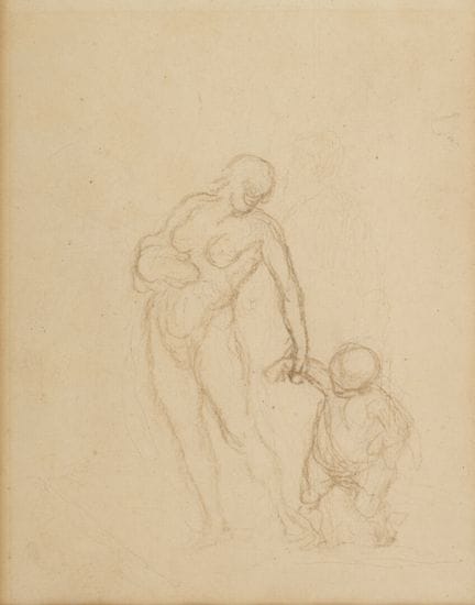 Honoré DAUMIER (1808-1879)
« Mère et enfant »
Dess