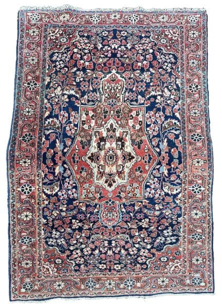 Djozan. Environ 196 cm x 134 cm. Vers 1930. Tapis 