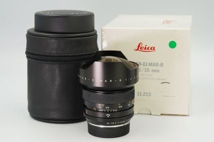 LEICA. 15 mm f/3,5 Super-Elmar-R. Obiettivo per at