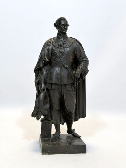 Max von WIDNMANN (1812 - 1895). Bronzo. Re Ludovic