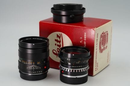 LEICA / Leitz Wetzlar. Due obiettivi per attacco a