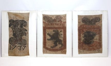 3 haillons de chasse anciens du landgrave Louis VI