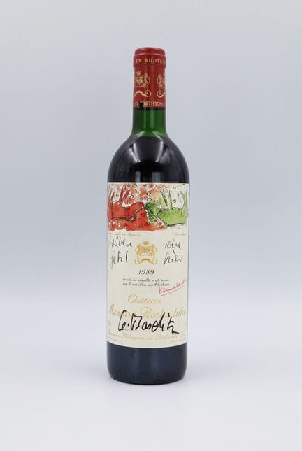 1 bouteille de vin rouge. 1989. Château Mouton Rot